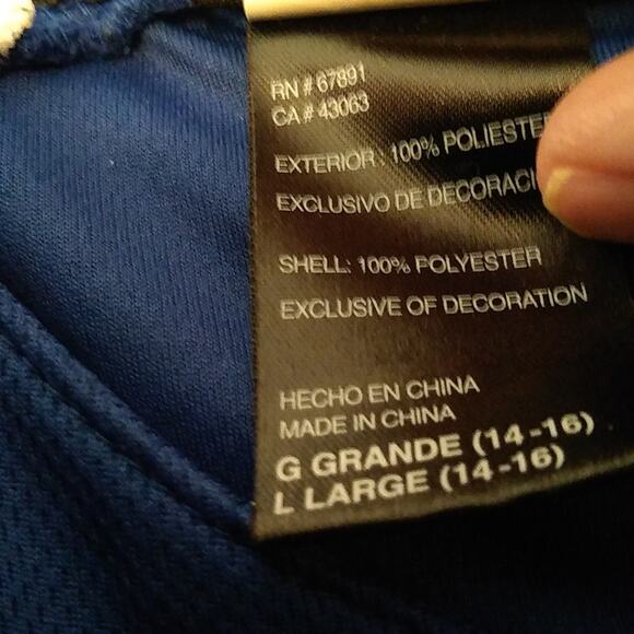 Adidas Cubs boys size large button down shirt. Go Cubs - Picture 8 of 8